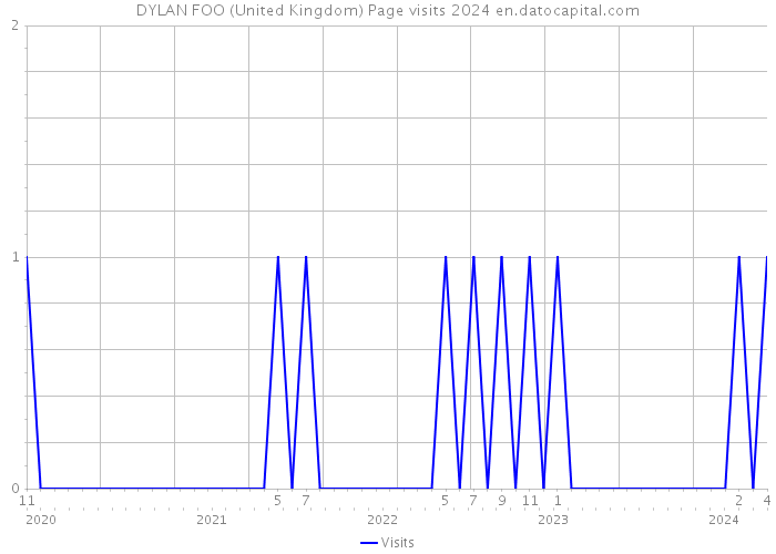 DYLAN FOO (United Kingdom) Page visits 2024 