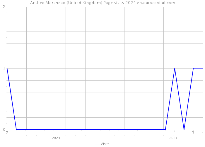 Anthea Morshead (United Kingdom) Page visits 2024 