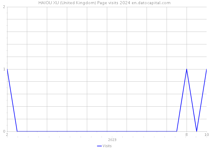 HAIOU XU (United Kingdom) Page visits 2024 