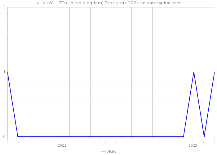 XUANWU LTD (United Kingdom) Page visits 2024 