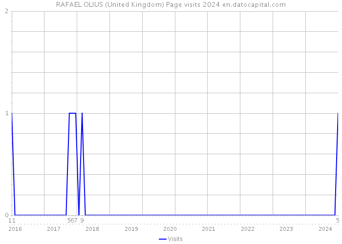 RAFAEL OLIUS (United Kingdom) Page visits 2024 
