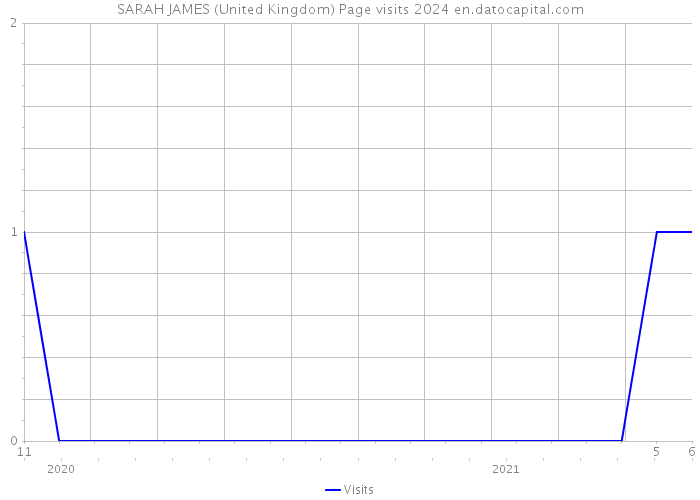SARAH JAMES (United Kingdom) Page visits 2024 