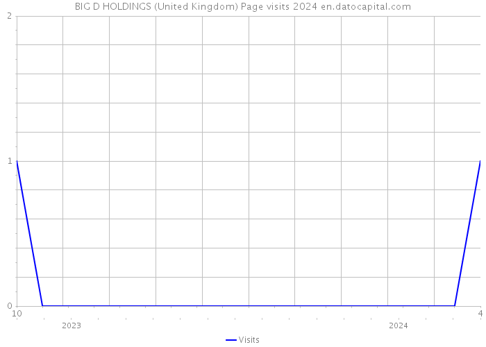 BIG D HOLDINGS (United Kingdom) Page visits 2024 