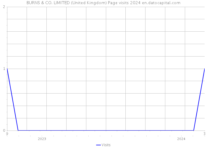 BURNS & CO. LIMITED (United Kingdom) Page visits 2024 