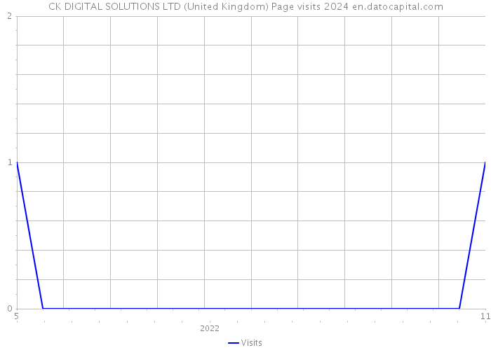 CK DIGITAL SOLUTIONS LTD (United Kingdom) Page visits 2024 