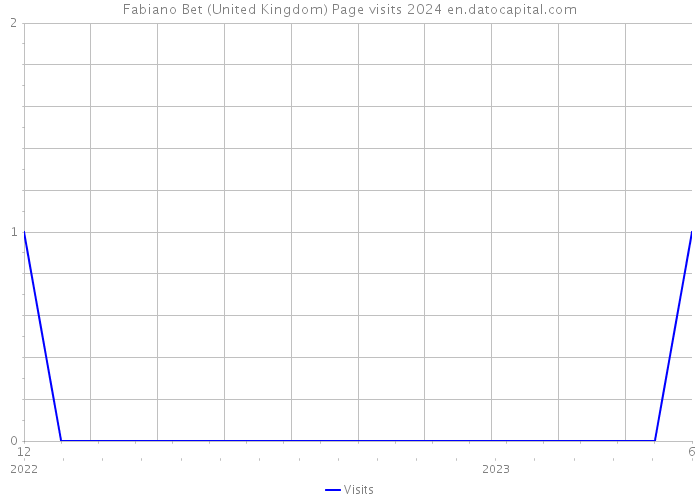 Fabiano Bet (United Kingdom) Page visits 2024 