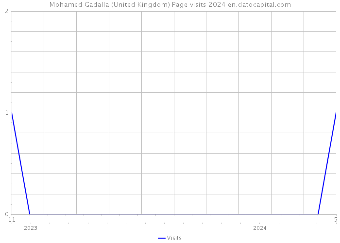 Mohamed Gadalla (United Kingdom) Page visits 2024 
