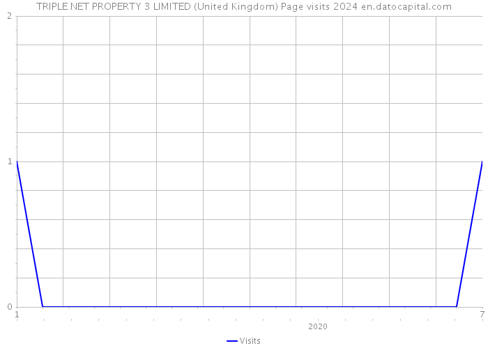 TRIPLE NET PROPERTY 3 LIMITED (United Kingdom) Page visits 2024 