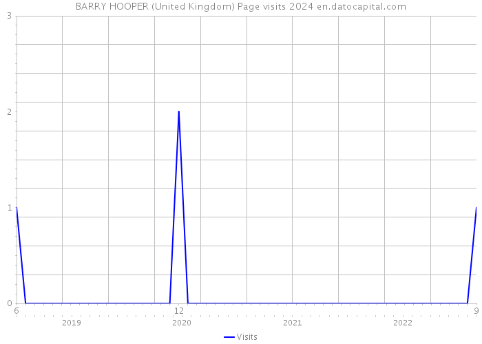 BARRY HOOPER (United Kingdom) Page visits 2024 