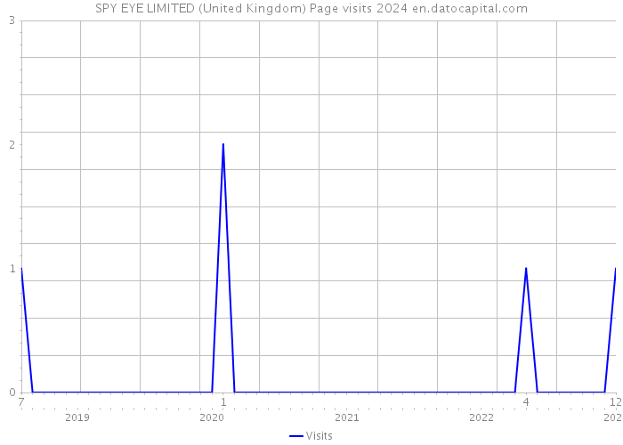 SPY EYE LIMITED (United Kingdom) Page visits 2024 