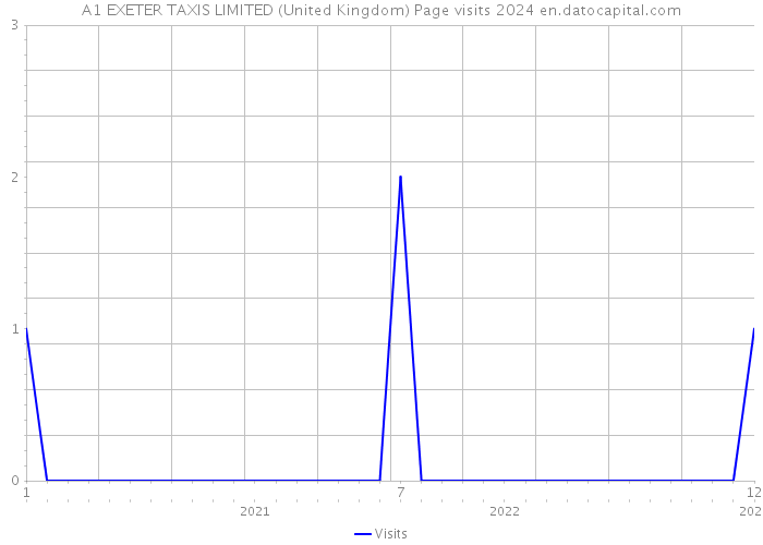 A1 EXETER TAXIS LIMITED (United Kingdom) Page visits 2024 