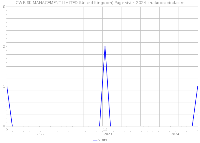 CW RISK MANAGEMENT LIMITED (United Kingdom) Page visits 2024 