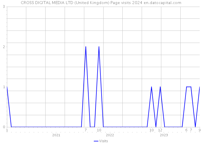CROSS DIGITAL MEDIA LTD (United Kingdom) Page visits 2024 