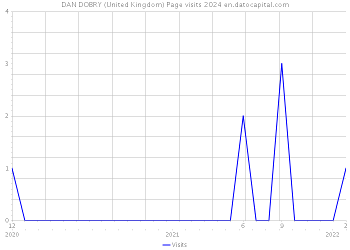 DAN DOBRY (United Kingdom) Page visits 2024 