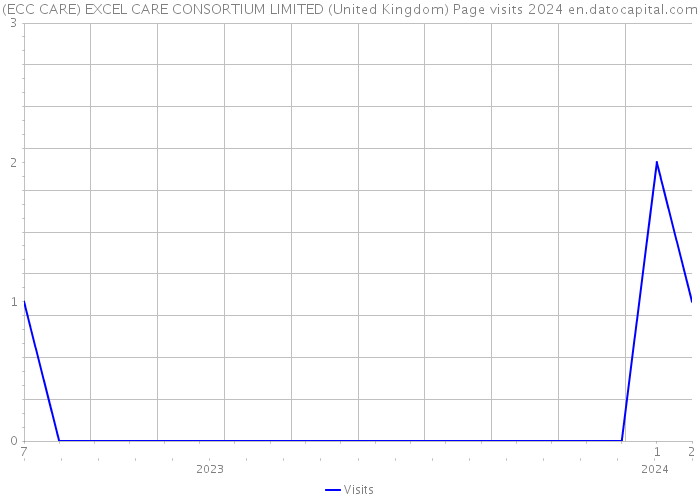 (ECC CARE) EXCEL CARE CONSORTIUM LIMITED (United Kingdom) Page visits 2024 