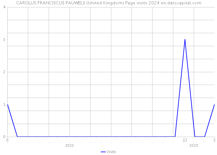 CAROLUS FRANCISCUS PAUWELS (United Kingdom) Page visits 2024 