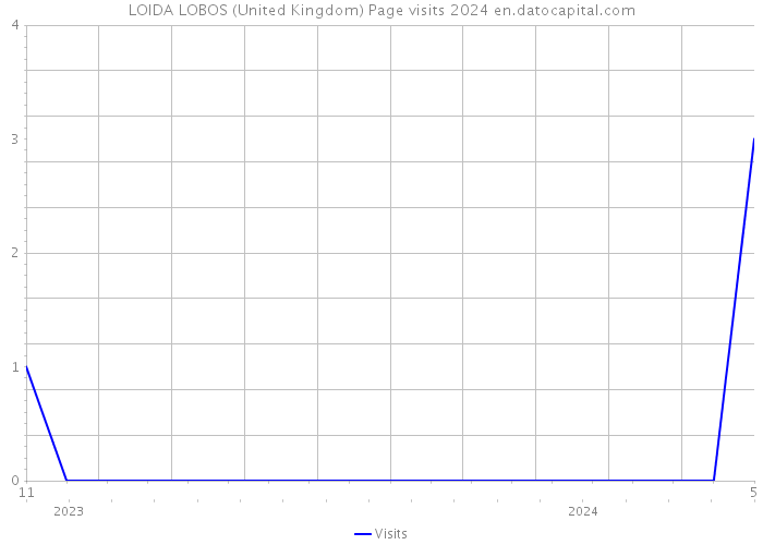 LOIDA LOBOS (United Kingdom) Page visits 2024 