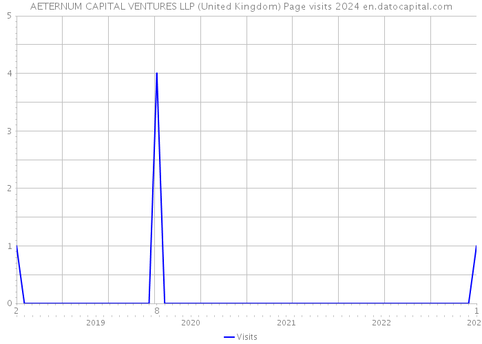 AETERNUM CAPITAL VENTURES LLP (United Kingdom) Page visits 2024 