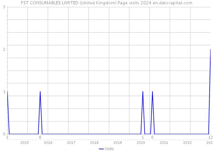 FST CONSUMABLES LIMITED (United Kingdom) Page visits 2024 