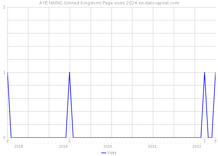 AYE NAING (United Kingdom) Page visits 2024 