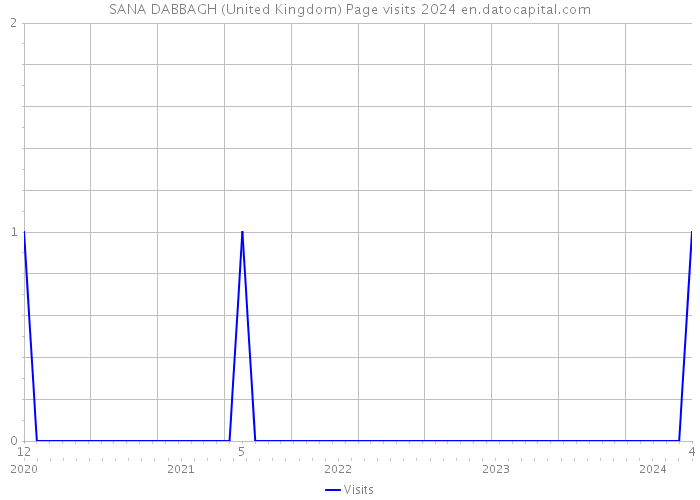SANA DABBAGH (United Kingdom) Page visits 2024 