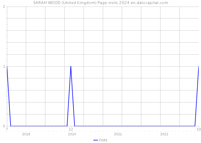 SARAH WOOD (United Kingdom) Page visits 2024 