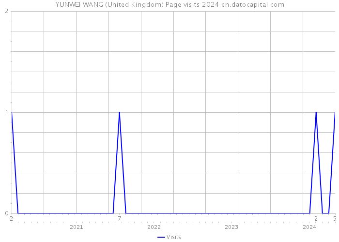 YUNWEI WANG (United Kingdom) Page visits 2024 