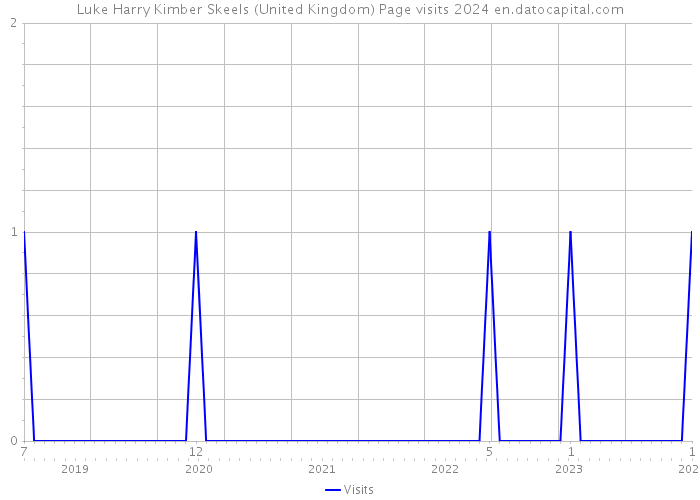 Luke Harry Kimber Skeels (United Kingdom) Page visits 2024 