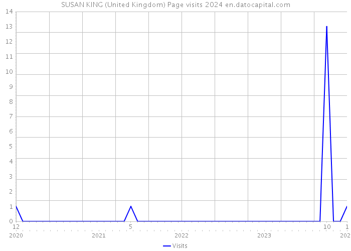 SUSAN KING (United Kingdom) Page visits 2024 