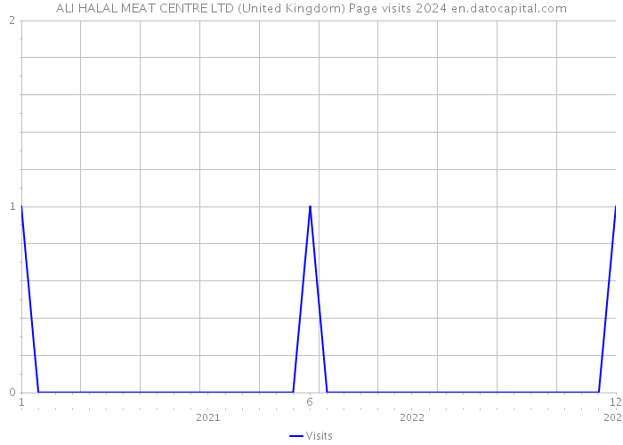 ALI HALAL MEAT CENTRE LTD (United Kingdom) Page visits 2024 