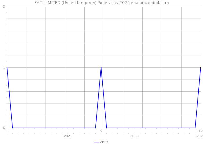 FATI LIMITED (United Kingdom) Page visits 2024 