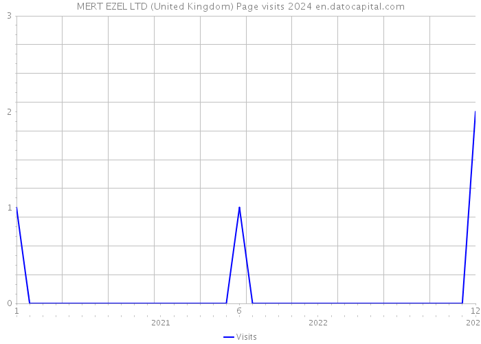 MERT EZEL LTD (United Kingdom) Page visits 2024 