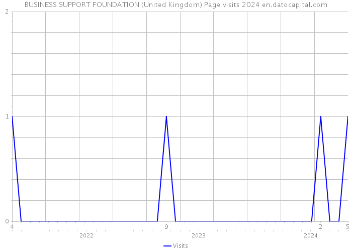 BUSINESS SUPPORT FOUNDATION (United Kingdom) Page visits 2024 