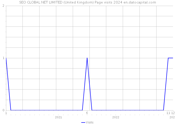 SEO GLOBAL NET LIMITED (United Kingdom) Page visits 2024 