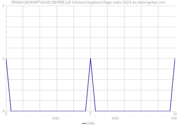 PINNACLE MORTGAGE CENTRE LLP (United Kingdom) Page visits 2024 