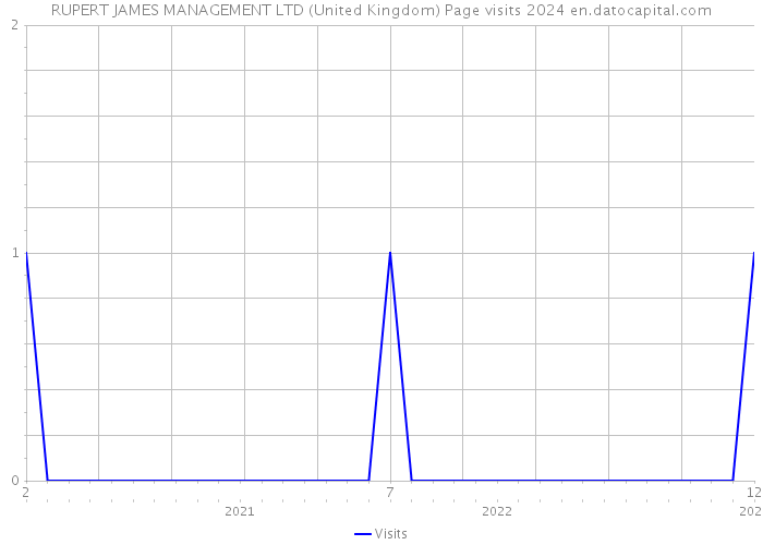 RUPERT JAMES MANAGEMENT LTD (United Kingdom) Page visits 2024 