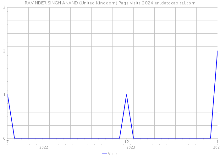 RAVINDER SINGH ANAND (United Kingdom) Page visits 2024 