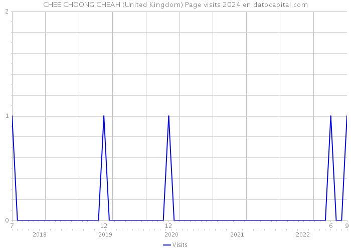 CHEE CHOONG CHEAH (United Kingdom) Page visits 2024 