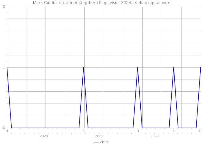 Mark Caldicott (United Kingdom) Page visits 2024 