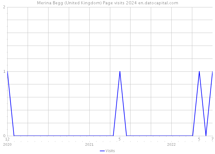 Merina Begg (United Kingdom) Page visits 2024 