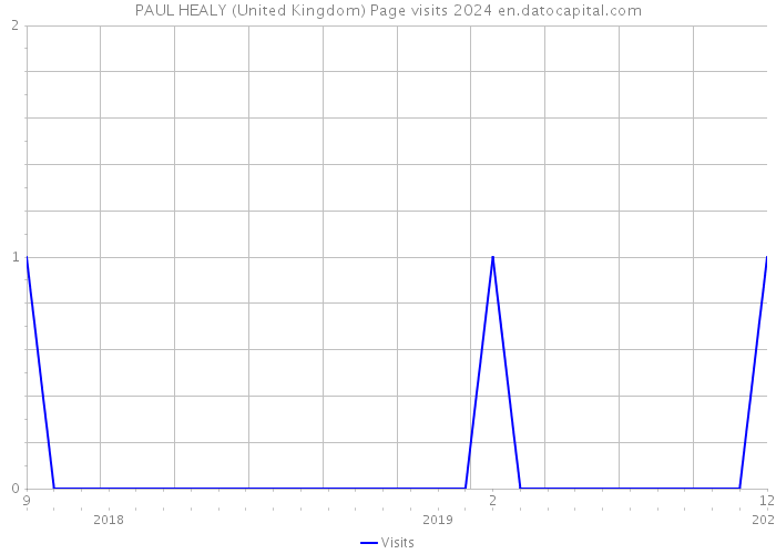 PAUL HEALY (United Kingdom) Page visits 2024 