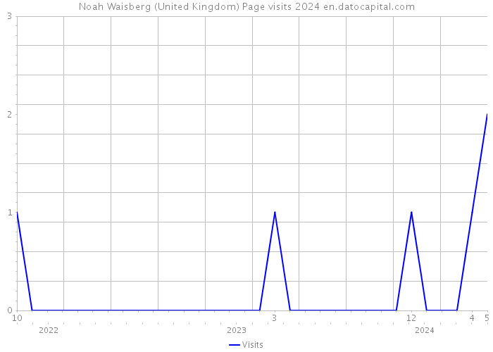 Noah Waisberg (United Kingdom) Page visits 2024 