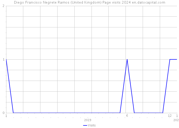 Diego Francisco Negrete Ramos (United Kingdom) Page visits 2024 