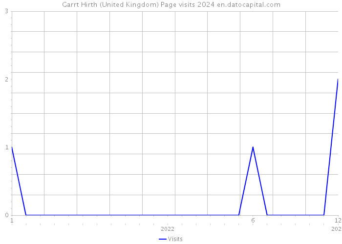 Garrt Hirth (United Kingdom) Page visits 2024 
