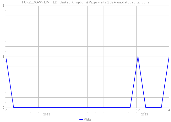 FURZEDOWN LIMITED (United Kingdom) Page visits 2024 