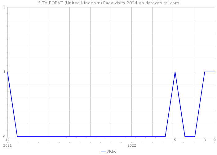 SITA POPAT (United Kingdom) Page visits 2024 
