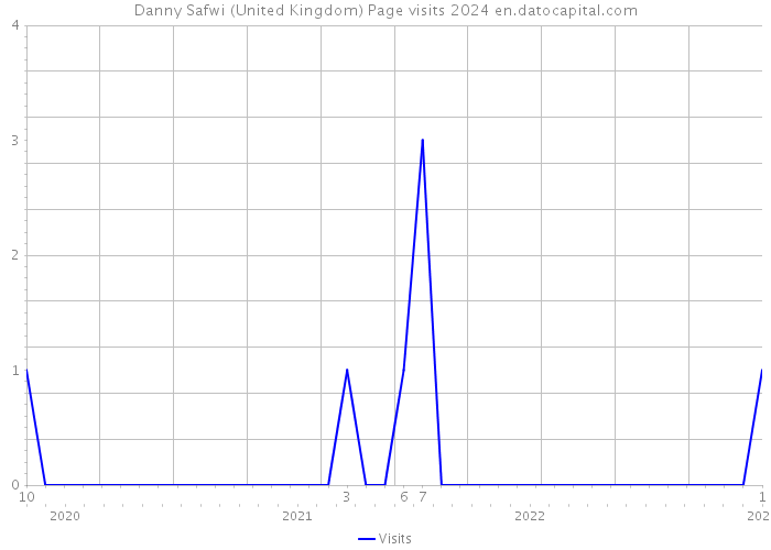 Danny Safwi (United Kingdom) Page visits 2024 