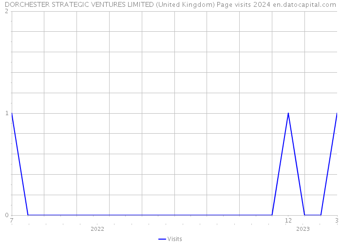 DORCHESTER STRATEGIC VENTURES LIMITED (United Kingdom) Page visits 2024 