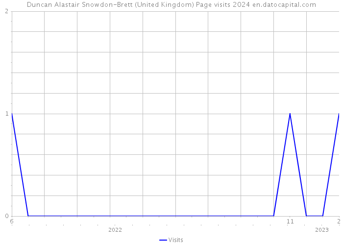 Duncan Alastair Snowdon-Brett (United Kingdom) Page visits 2024 