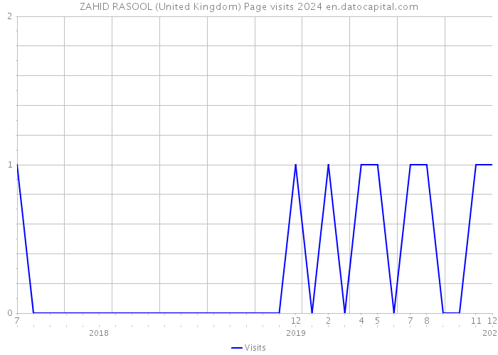ZAHID RASOOL (United Kingdom) Page visits 2024 